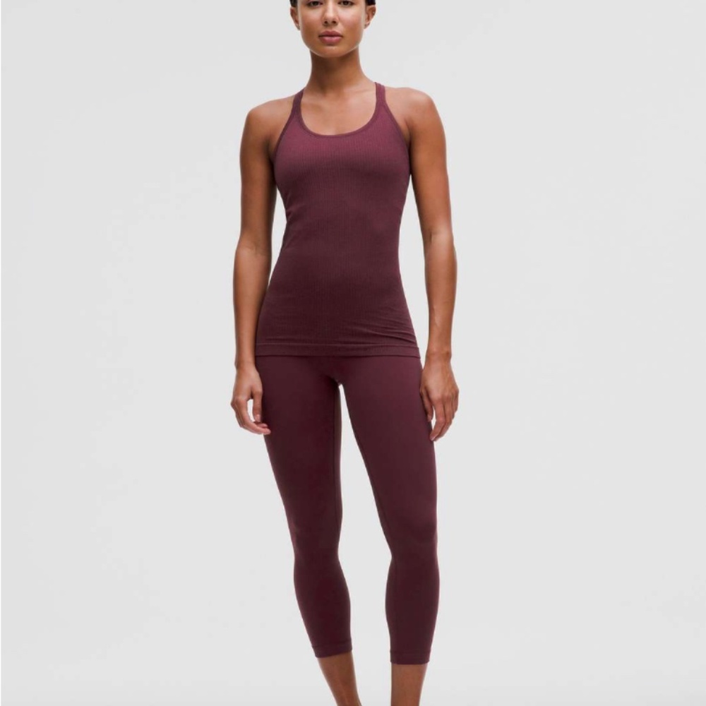 ❤️ Lululemon Ebb to Street Tank Top | Garnet | 12 ❤️ - Picture 6 of 9